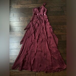 Maroon Maxi Dress